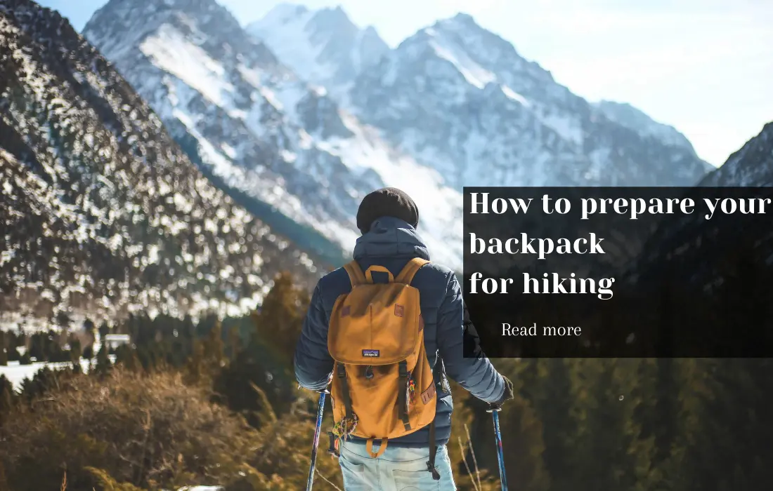 prepare your backpack for hiking